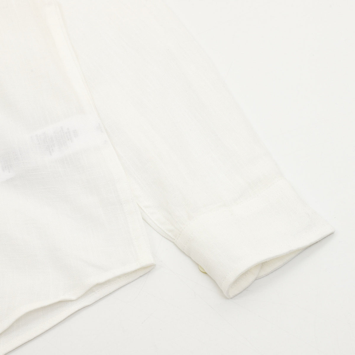 Ralph Lauren Women's Men's White Pony Logo Long-Sleeve Linen Shirt