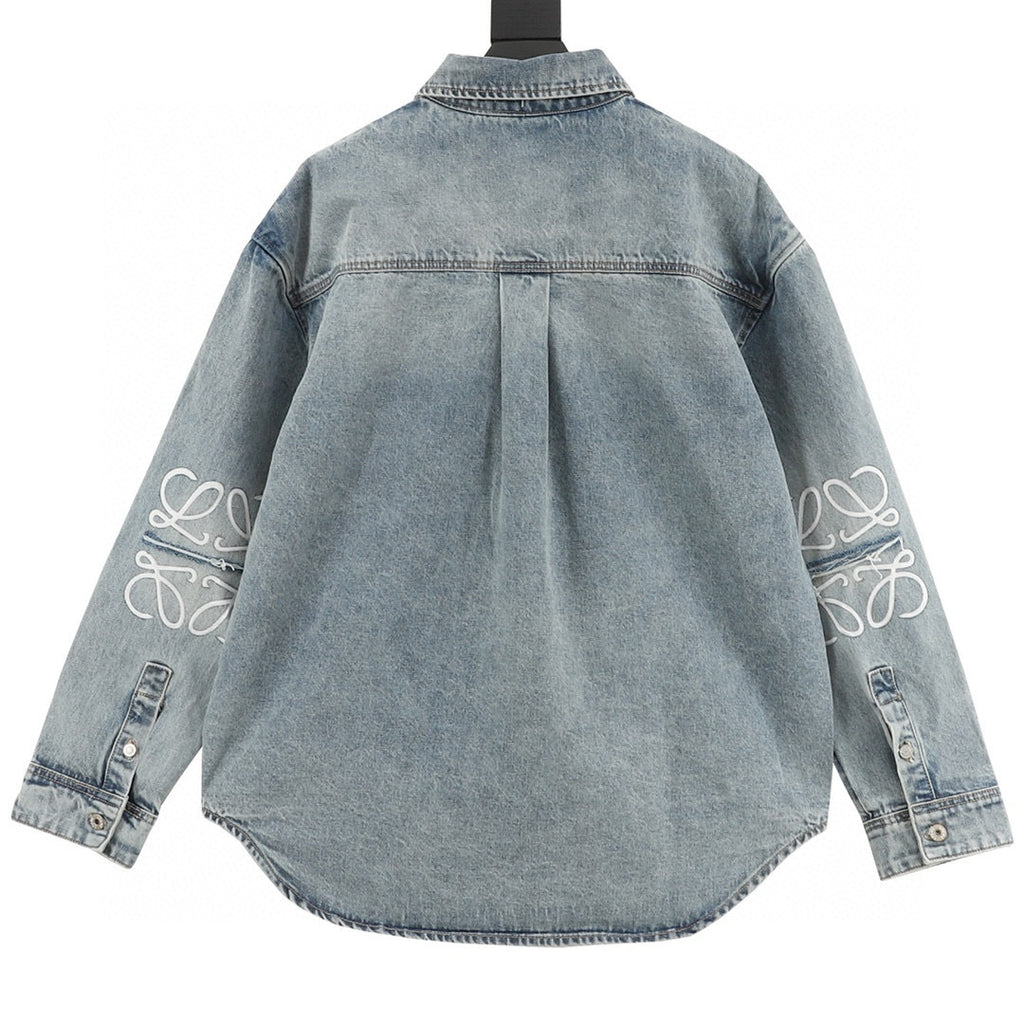Loewe Washed Denim Overshirt Jacket