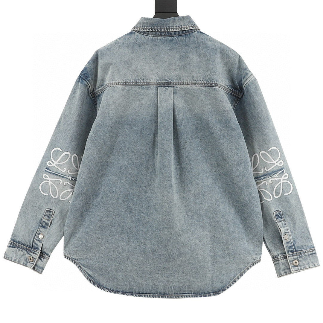 Loewe Washed Denim Overshirt Jacket