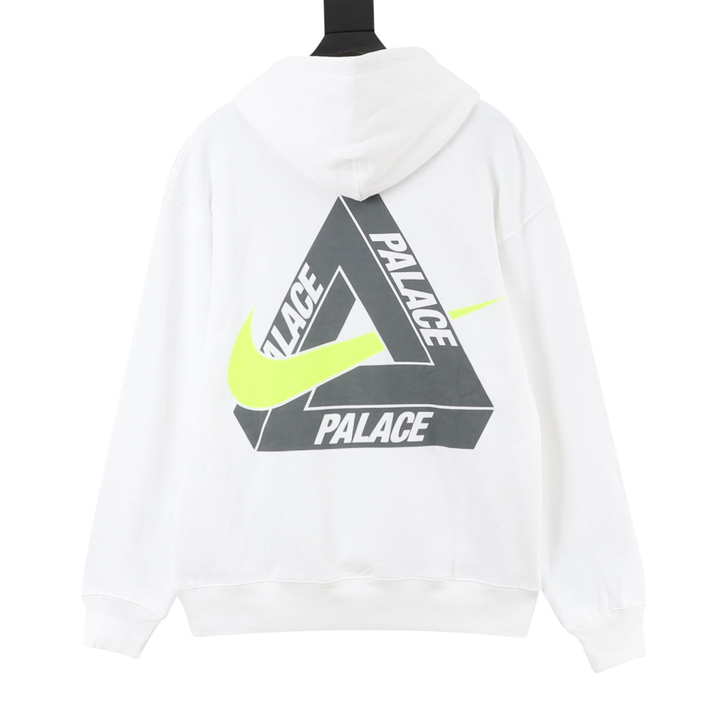 Palace x Nike Women's Men's White Triangle Logo Hoodie
