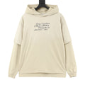 Acne Studios Women's Men's Beige Fairy Tales Double-Layer Hoodie
