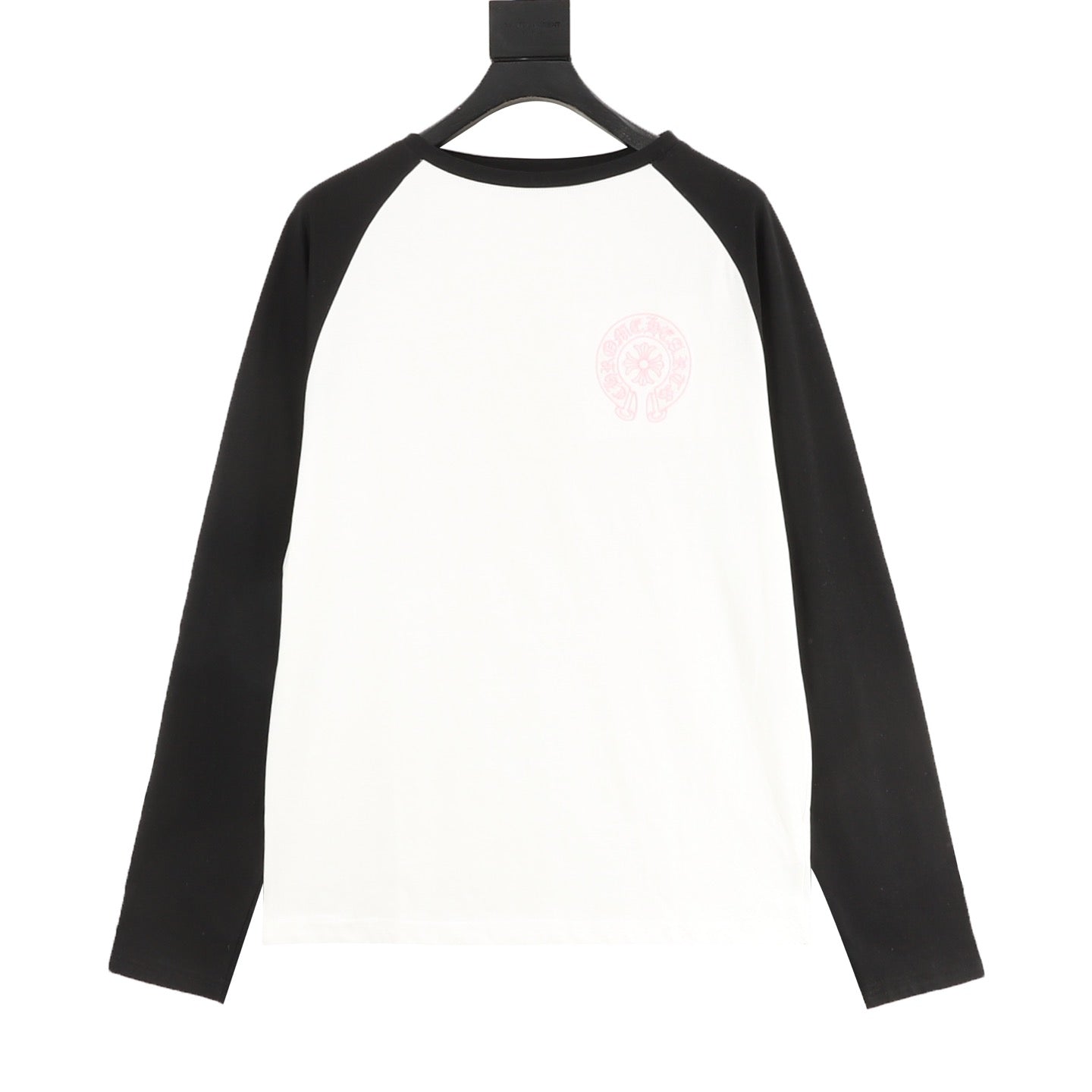 Chrome Hearts 25FW Embroidered Horseshoe Patchwork Long-Sleeve T-Shirt
