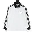 Adidas Women's / Men's Long-Sleeve Polo Shirt in White