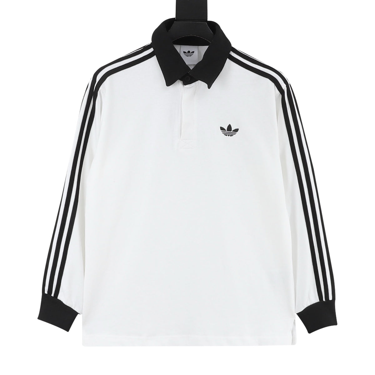 Adidas Women's / Men's Long-Sleeve Polo Shirt in White