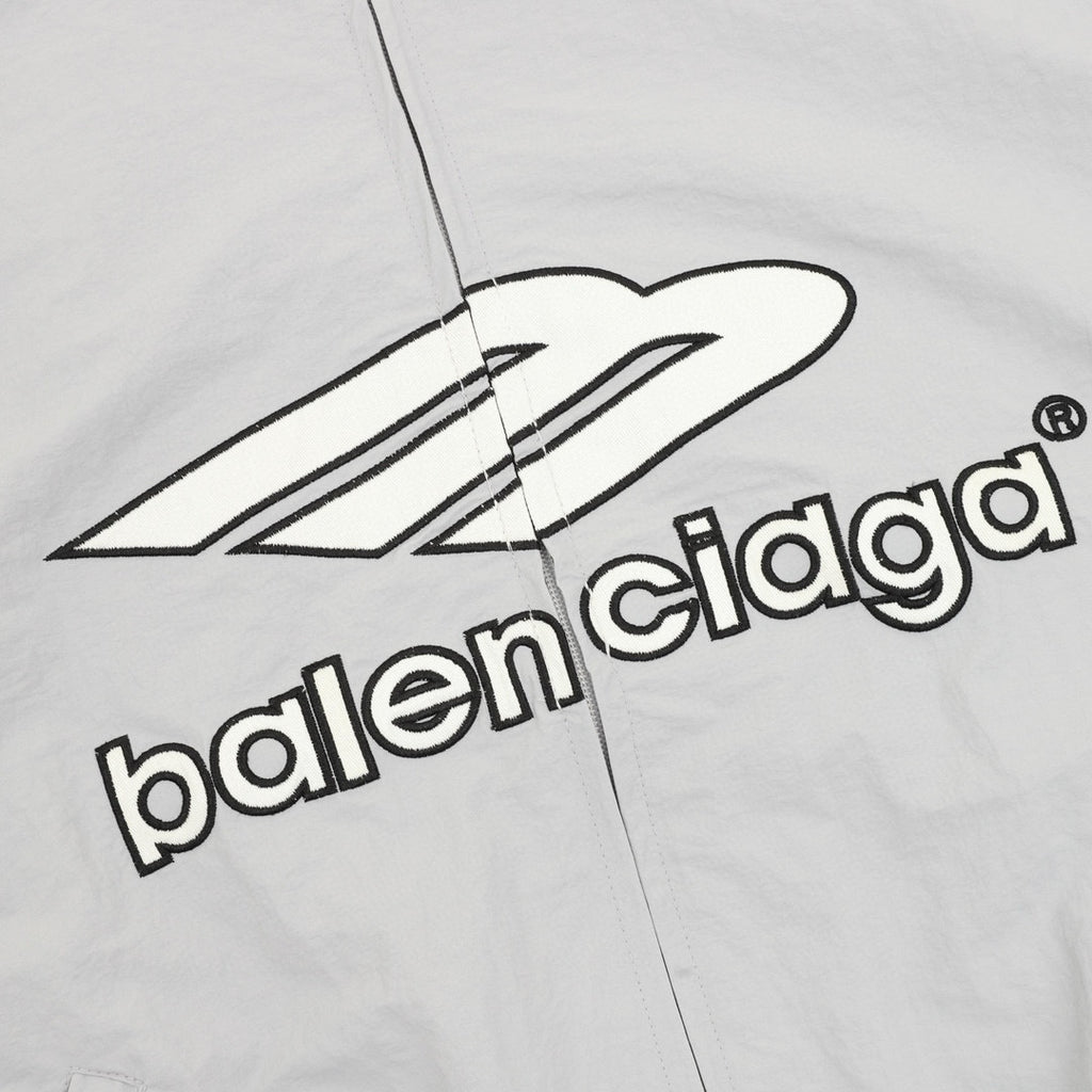 Balenciaga 26SS Sport Logo Embroidered Zip-Up Track Jacket