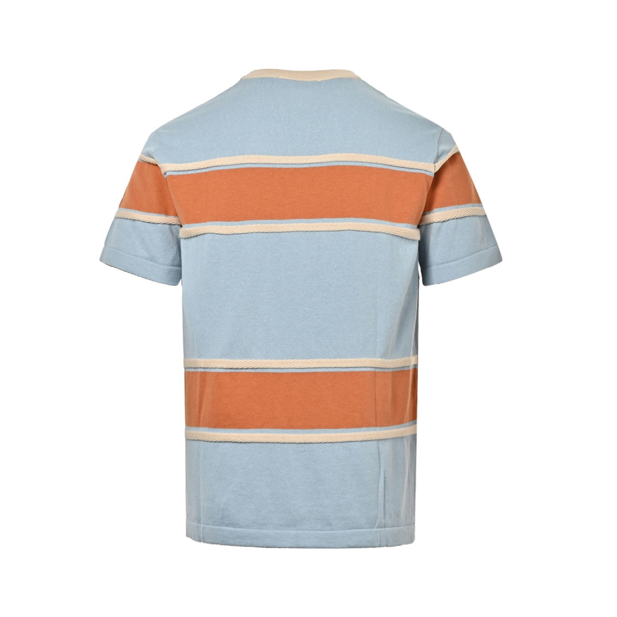 Louis Vuitton Women's / Men's Color-Block Striped Knit T-Shirt in Light Blue