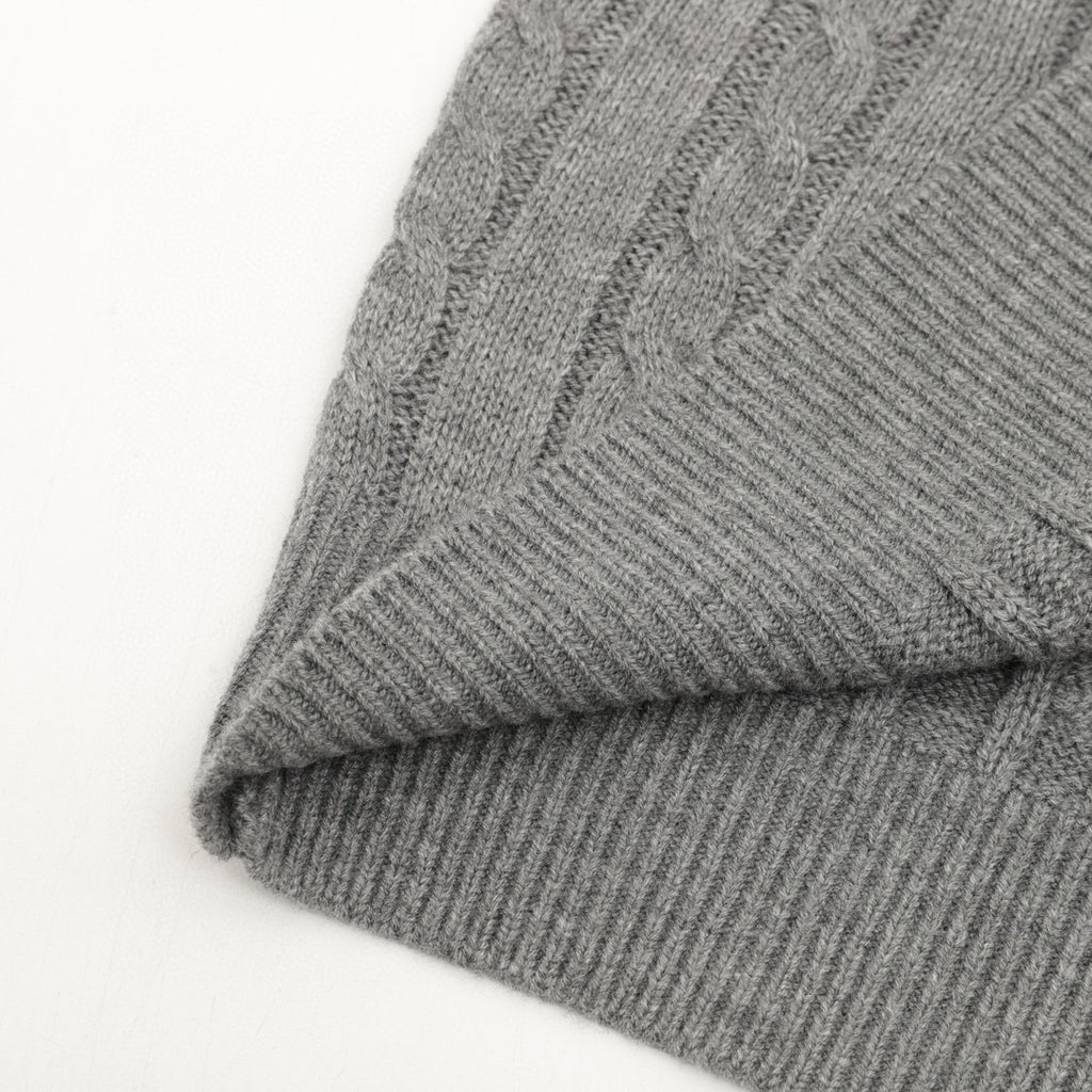 Loewe Retro Cable Knit Crew Neck Pullover Sweater