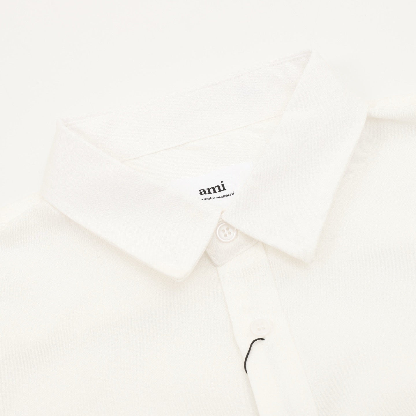 AMI Paris Ami de Cœur Chest Pocket Shirt — Navy Blue | 2026