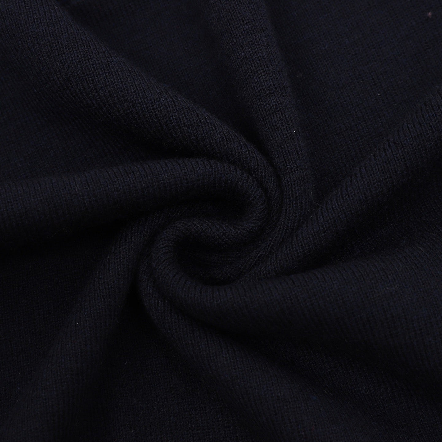 Burberry Five-Color Check Placket Wool Long Sleeve Polo Sweater | Black Relaxed Luxury Knitwear