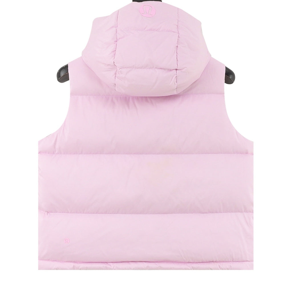 Saint Laurent Women's / Men's Hooded Puffer Vest in Light Pink