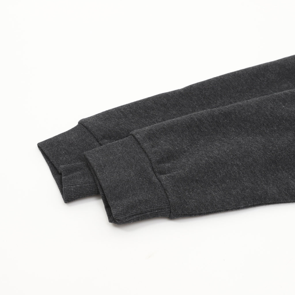 Gucci Women's Men's Dark Grey Tonal Logo Ribbed Crewneck Knit Sweater