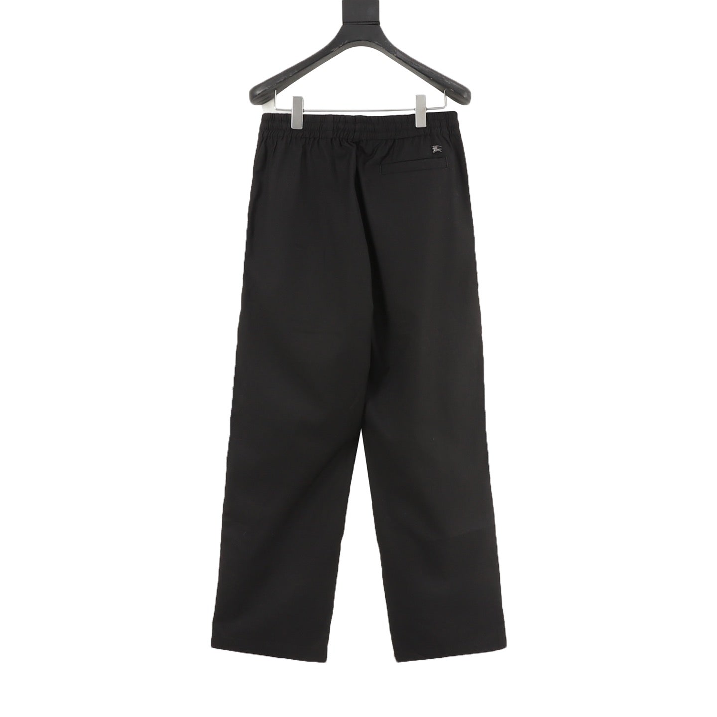Burberry Equestrian Knight Wool Trousers with Back Waist Iron Label