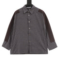 Acne Studios Patchwork Plaid Long-Sleeve Shirt