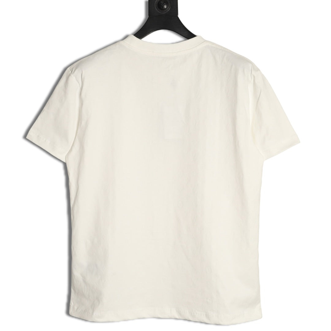 Louis Vuitton Plain Short-Sleeve T-Shirt in White