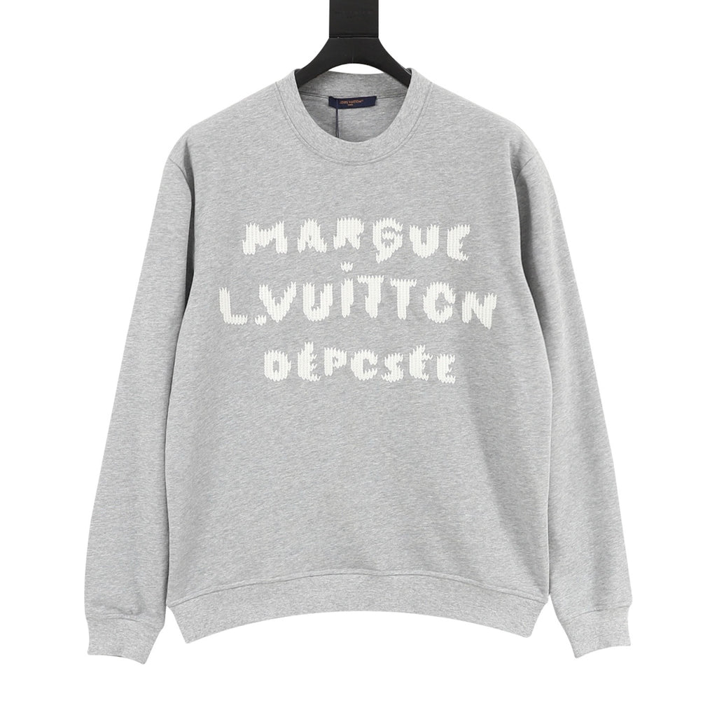 Louis Vuitton ‘Marque L.Vuitton Déposée’ Crewneck Sweatshirt — Cream | FW26