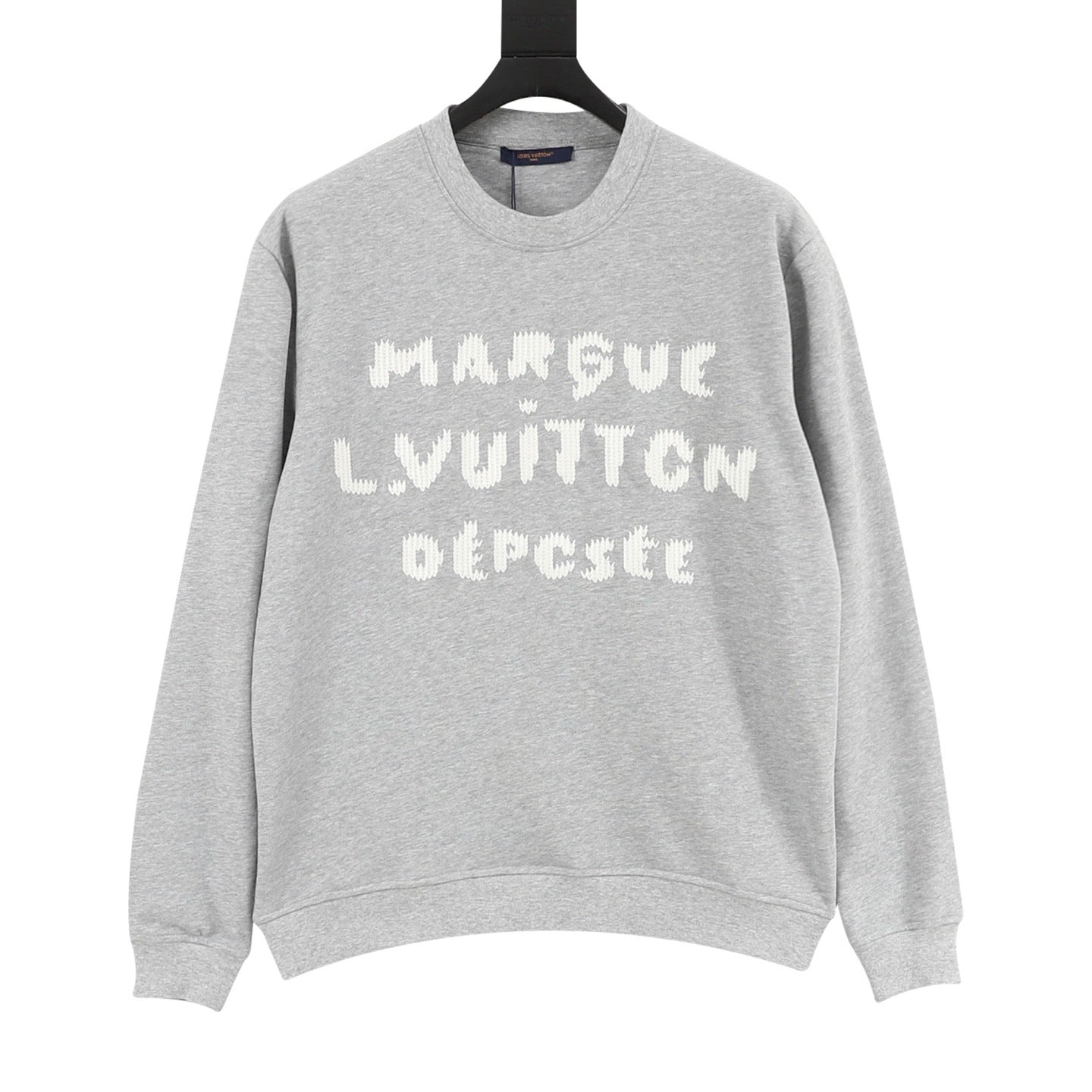 Louis Vuitton ‘Marque L.Vuitton Déposée’ Crewneck Sweatshirt — Cream | FW26
