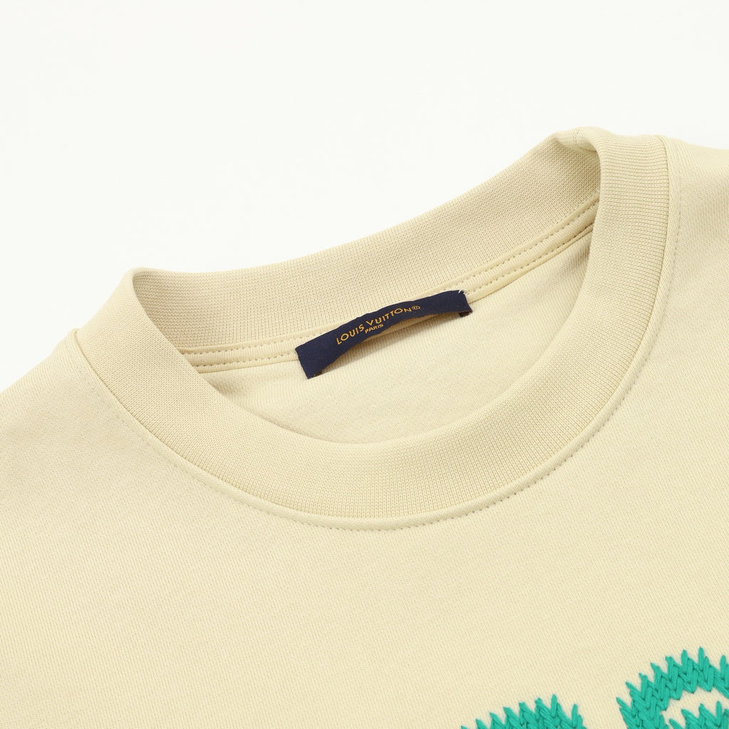 Louis Vuitton ‘Marque L.Vuitton Déposée’ Crewneck Sweatshirt — Cream | FW26