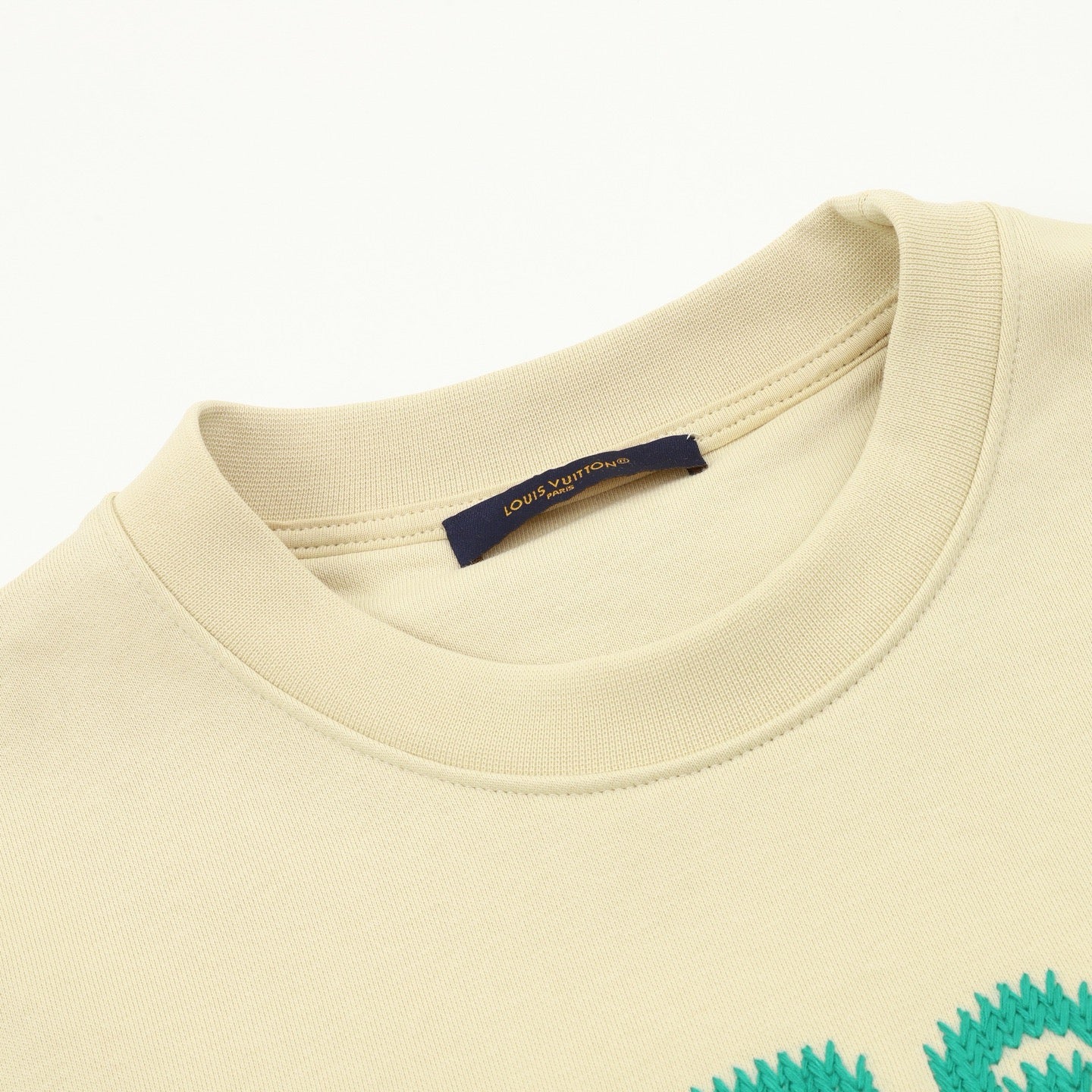 Louis Vuitton ‘Marque L.Vuitton Déposée’ Crewneck Sweatshirt — Cream | FW26