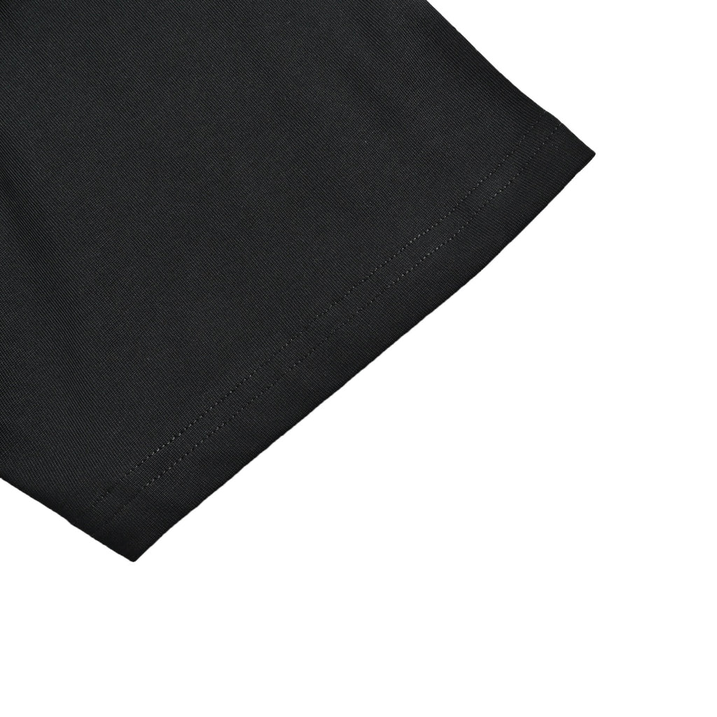 Louis Vuitton Large Embossed LV Back Logo Short-Sleeve T-Shirt in Black