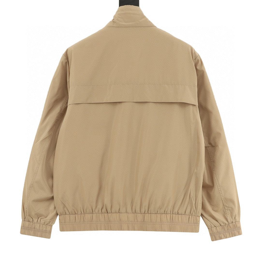 Burberry 26SS Equestrian Knight Emblem Zip-Up Harrington Jacket