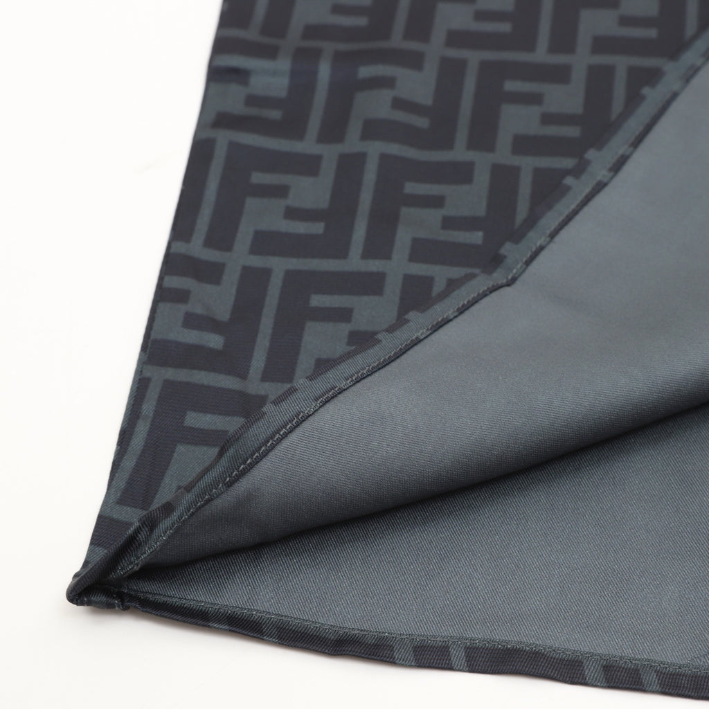 Fendi Classic All-Over FF Monogram Shirt | Dark Grey Tonal Luxury Long Sleeve