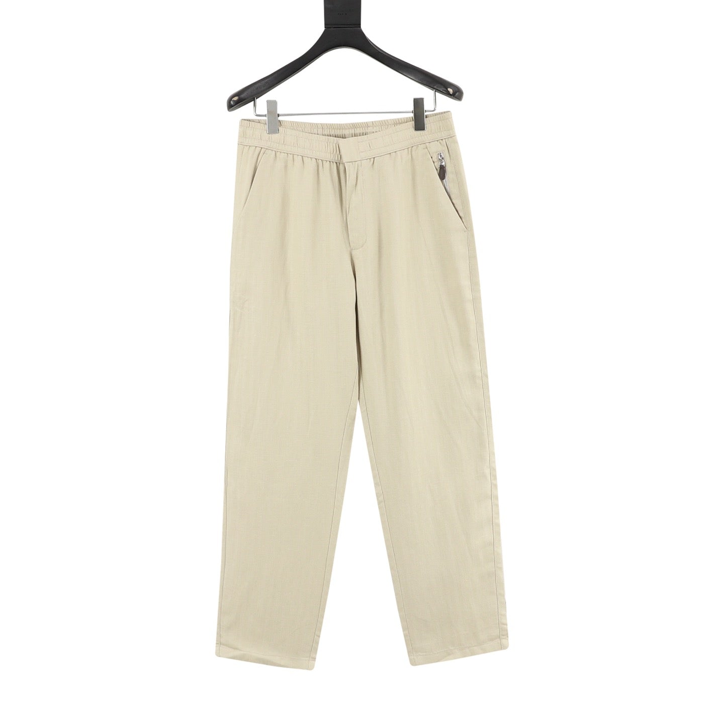 Brunello Cucinelli Drawstring Herringbone Linen Trousers