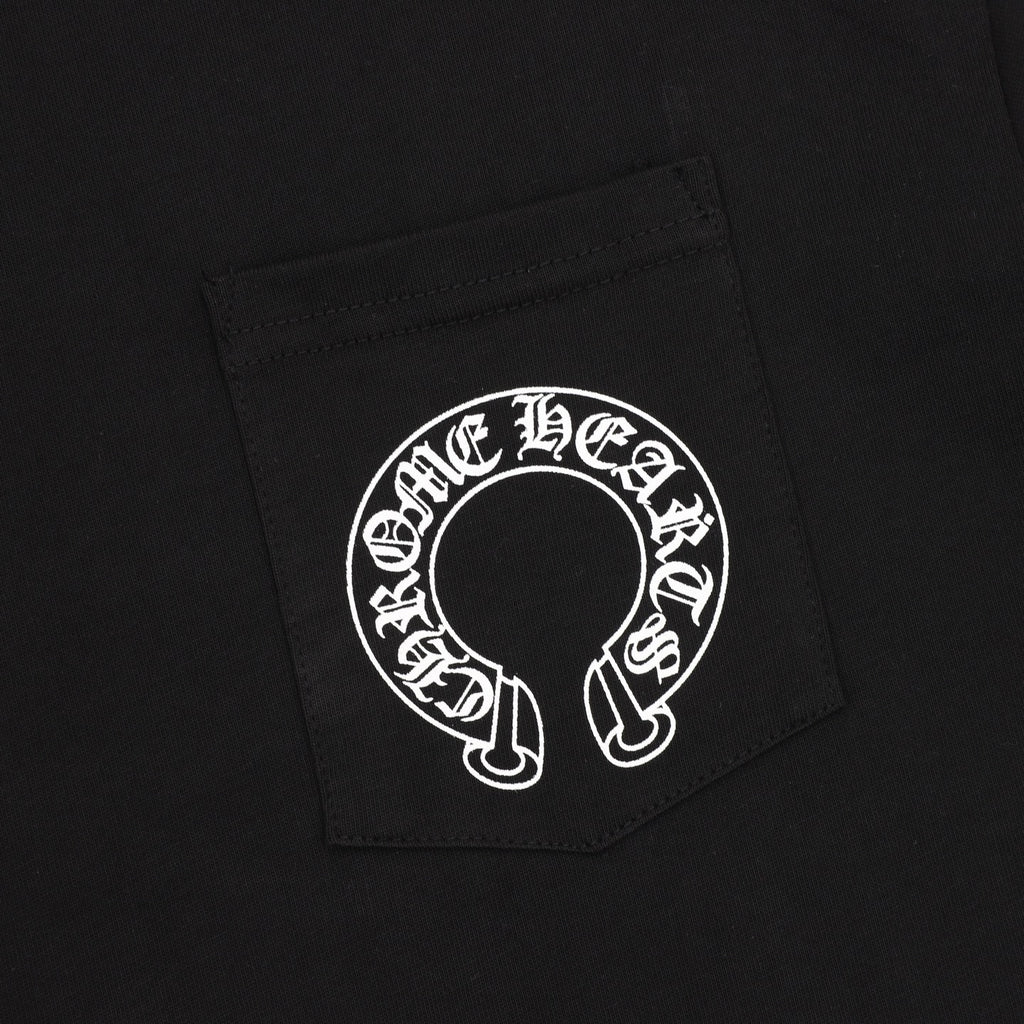 Chrome Hearts 25FW Hollow Horseshoe Long-Sleeve T-Shirt