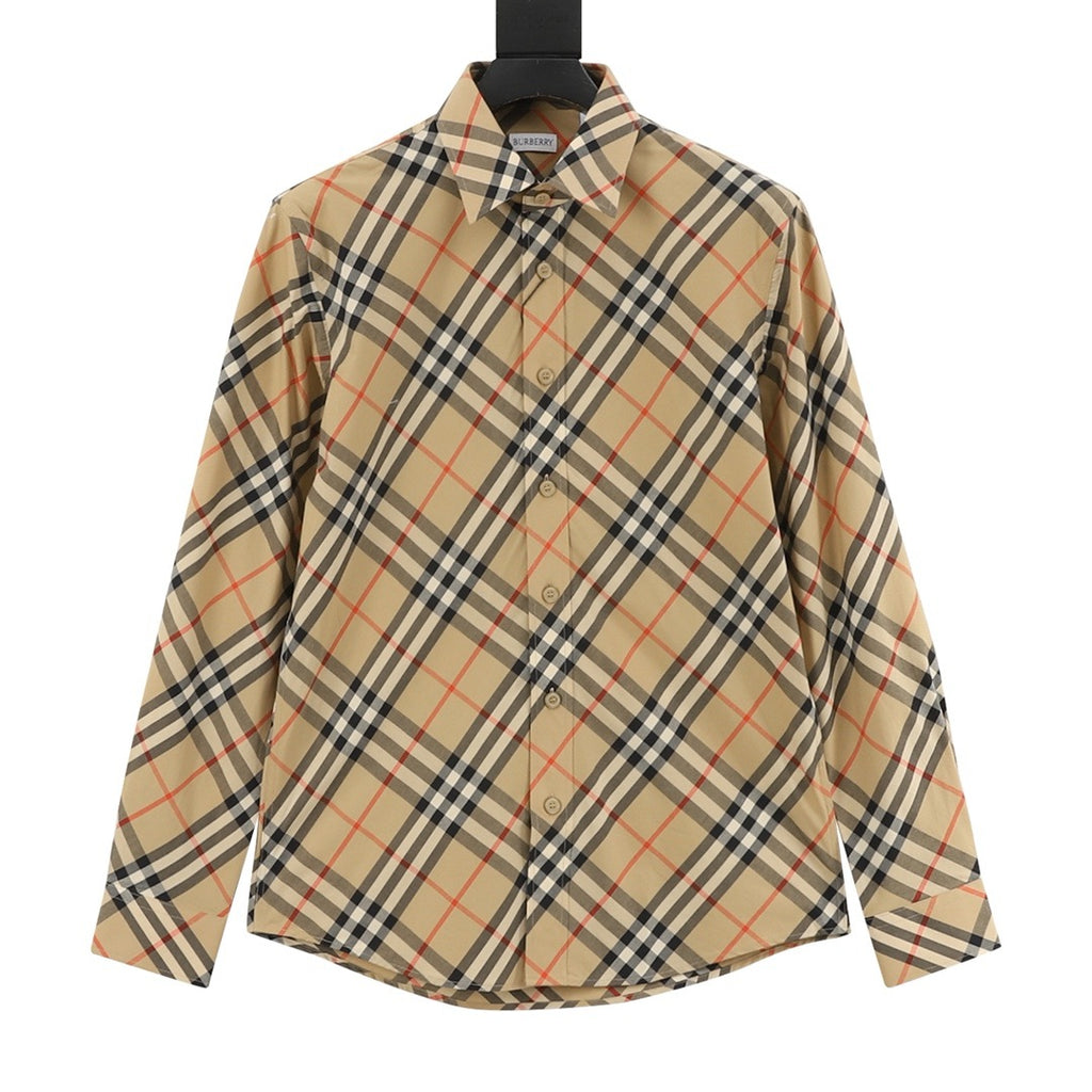 Burberry Vintage Check Cotton Twill Long-Sleeve Shirt