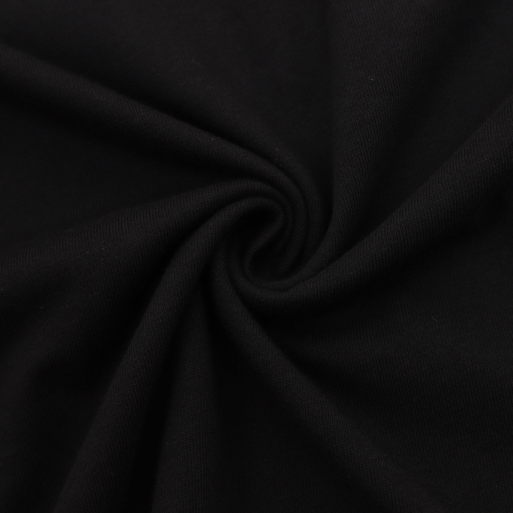 Louis Vuitton Tonal Embossed LV Logo Long-Sleeve Top — Black
