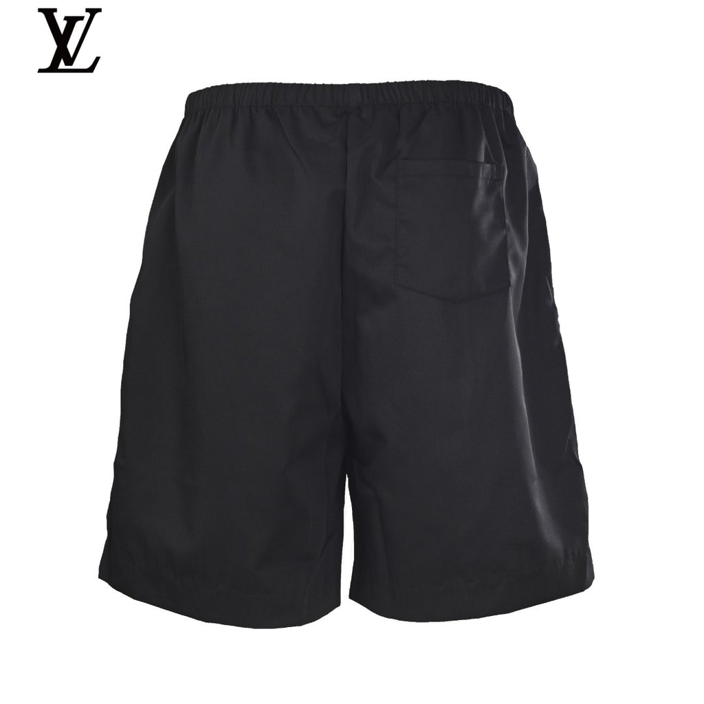 Louis Vuitton Men's Black Elastic Waist Shorts