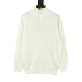Zegna Women's Men's Cream Half-Zip Cashmere Sweater
