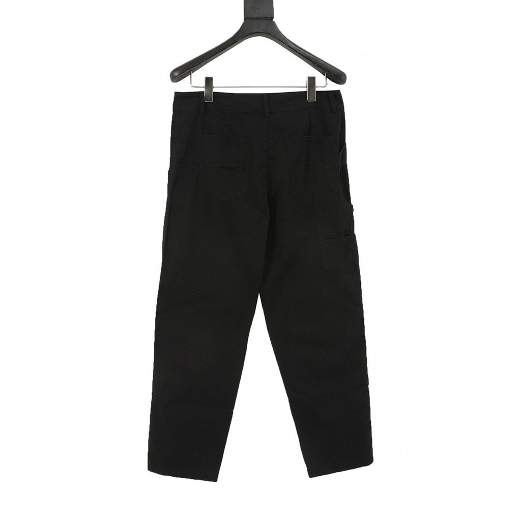 Louis Vuitton LV Monogram Jacquard Carpenter Straight-Leg Trousers