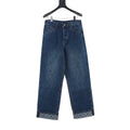 Louis Vuitton Men's Wide-Leg Jeans in Blue