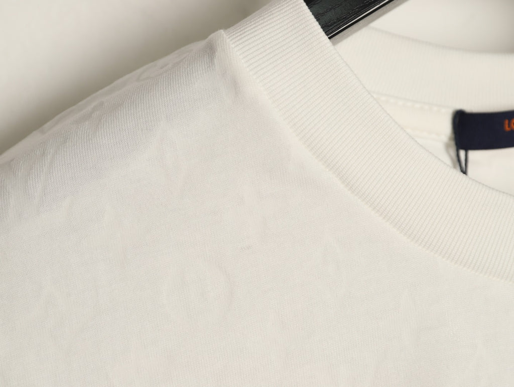 Louis Vuitton Plain Short-Sleeve T-Shirt in White