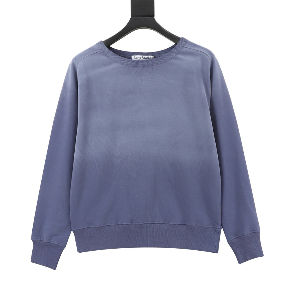 Acne Studios Women's Men's Dusty Blue Stockholm 1996 Print Crewneck Sweatshirt