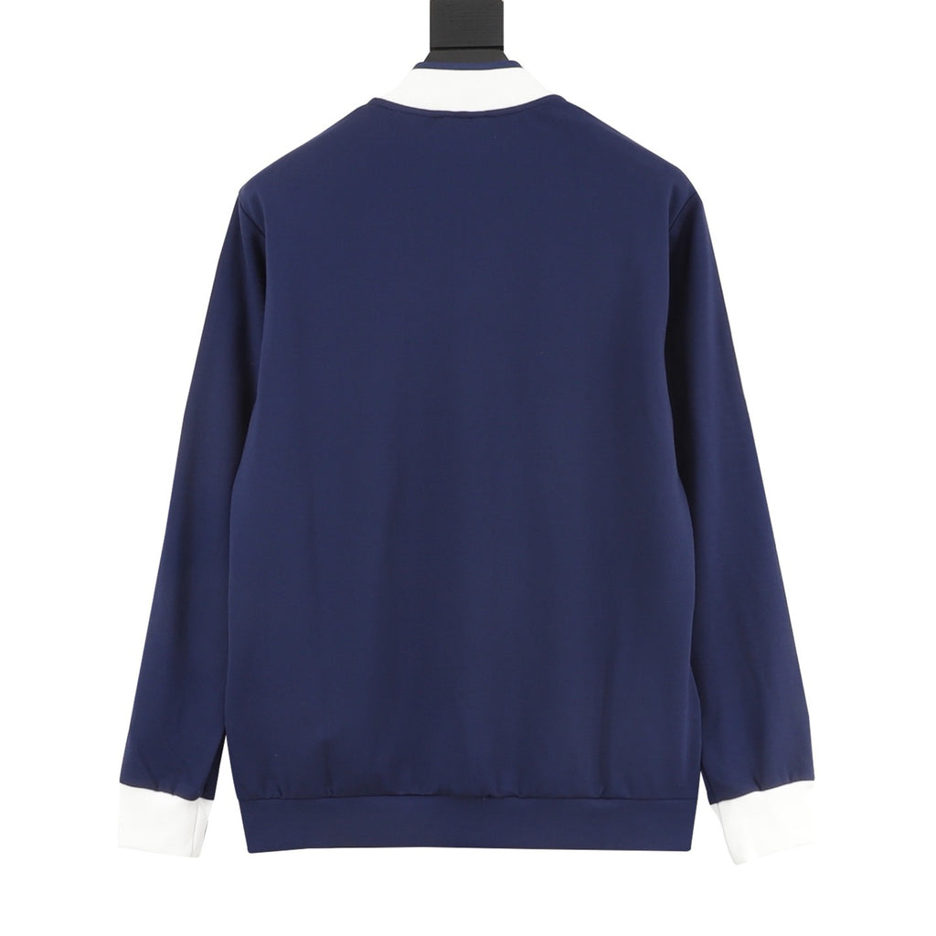 adidas Originals Refined Luxe DLXC Crew Jumper Striped Pullover Sweatshirt