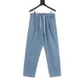 Brunello Cucinelli Washed Cotton Denim Casual Trousers