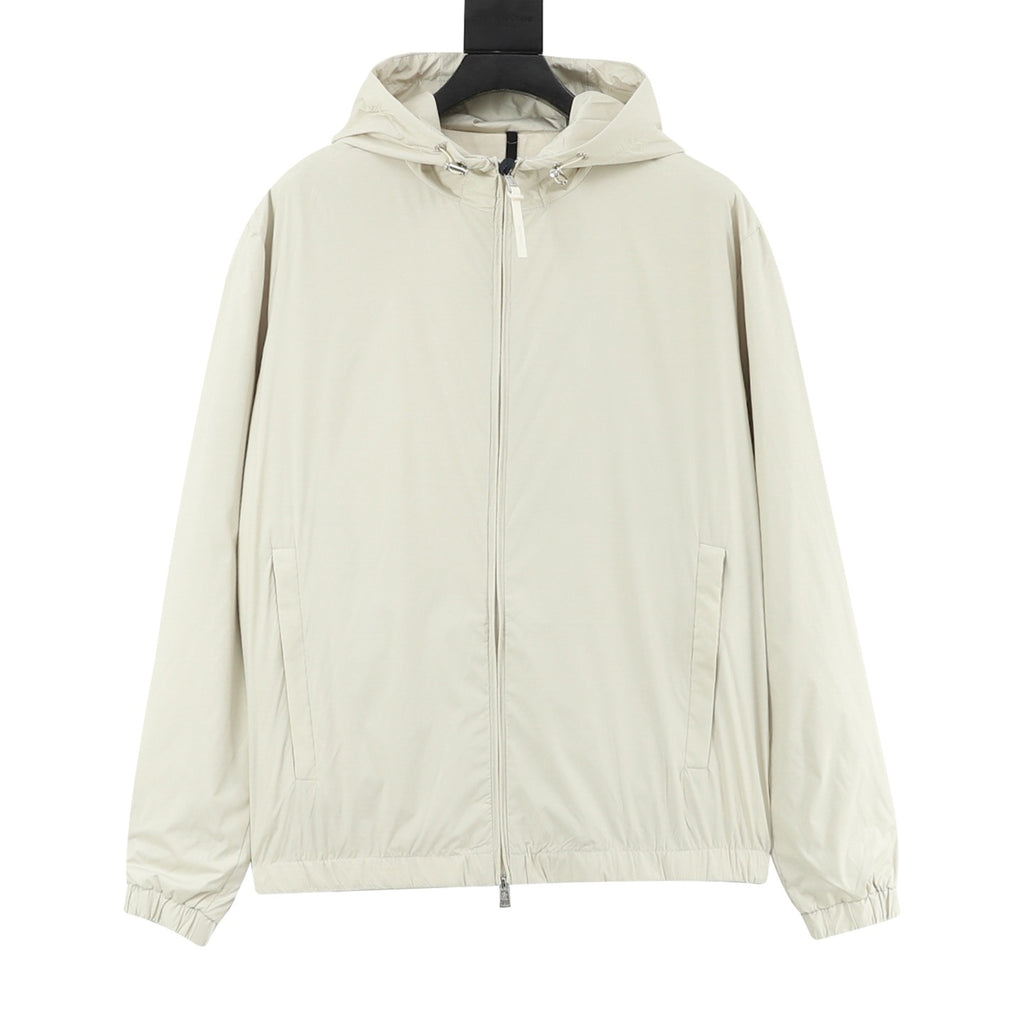 Hermès Men's Hooded Jacket in Light Beige