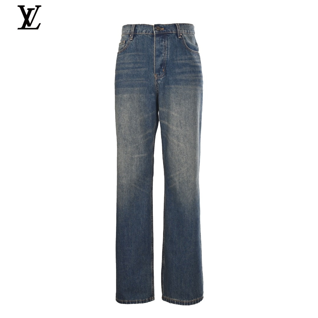 Louis Vuitton Washed Flare Jeans – Wide-Leg Denim