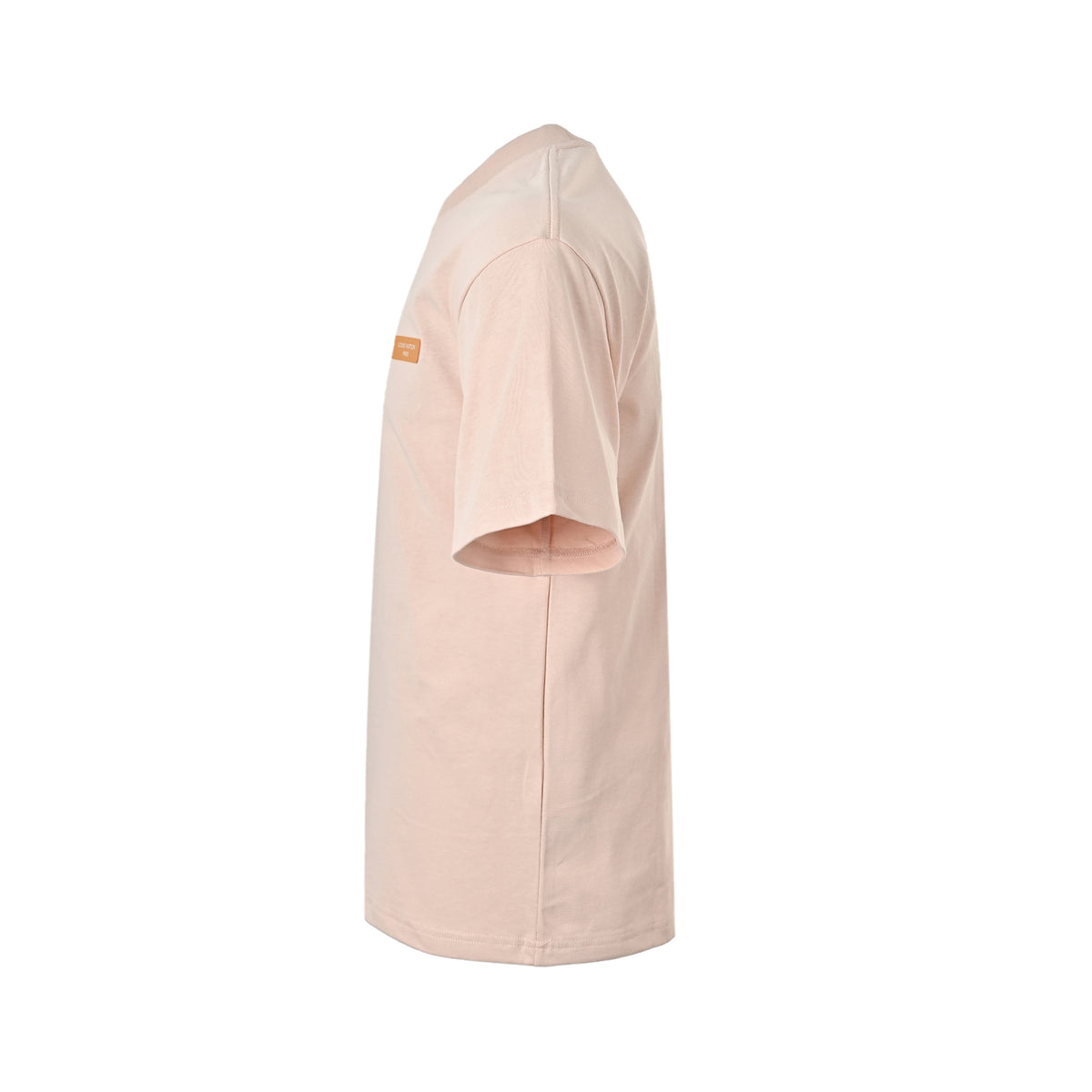 Louis Vuitton Women's / Men's Label-Patch T-Shirt in Light Pink