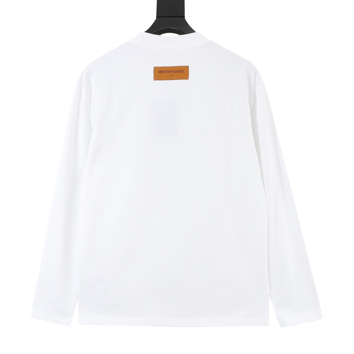Louis Vuitton Women's Men's White Multicolor Embroidered Monogram Long-Sleeve T-Shirt
