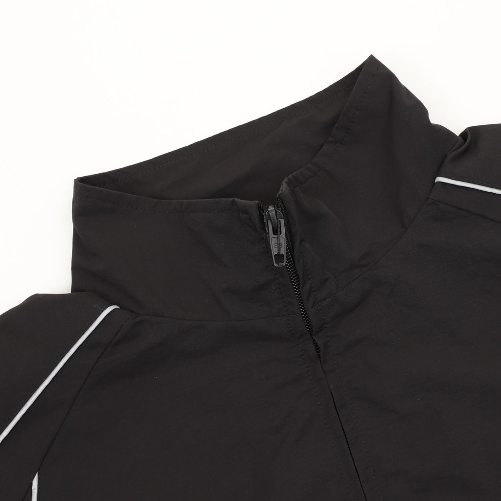 Balenciaga Cotton Poplin Patch-Detail Windbreaker Jacket
