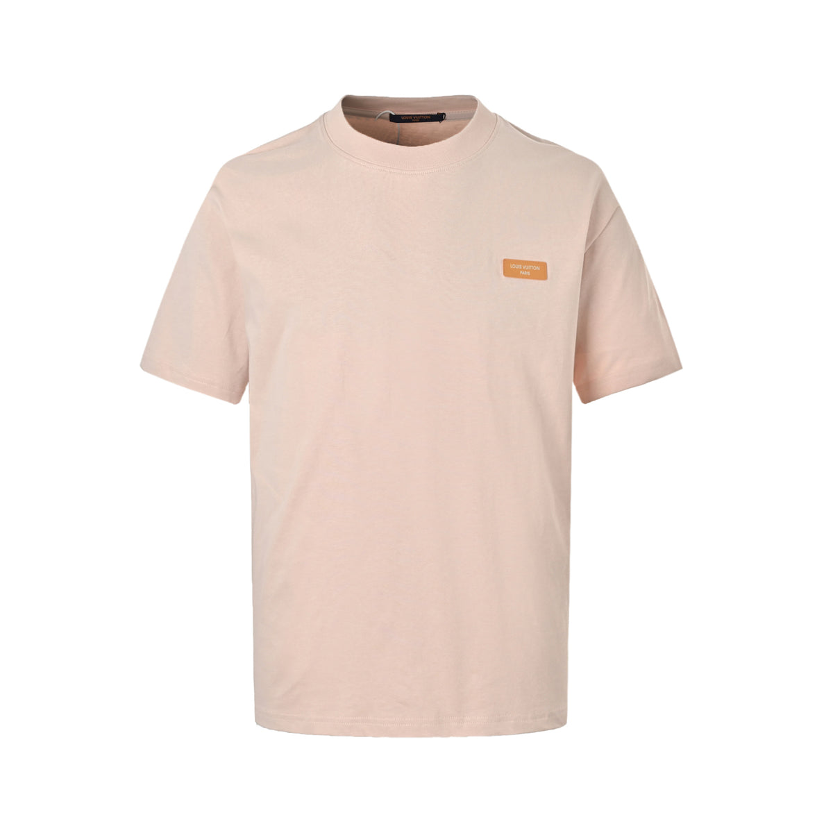 Louis Vuitton Women's / Men's Label-Patch T-Shirt in Light Pink