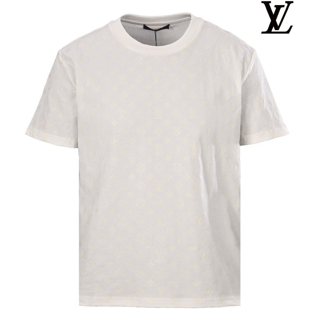 Louis Vuitton Men's White Monogram Short Sleeve T-Shirt