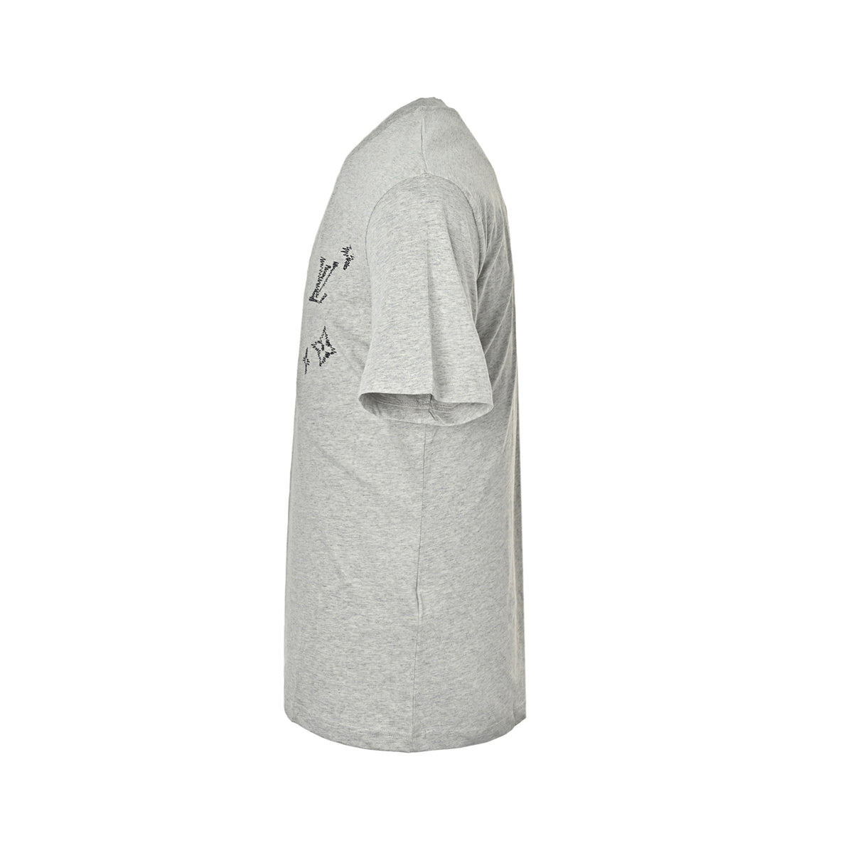 Louis Vuitton Sketch-Style LV Monogram Short-Sleeve T-Shirt in Grey