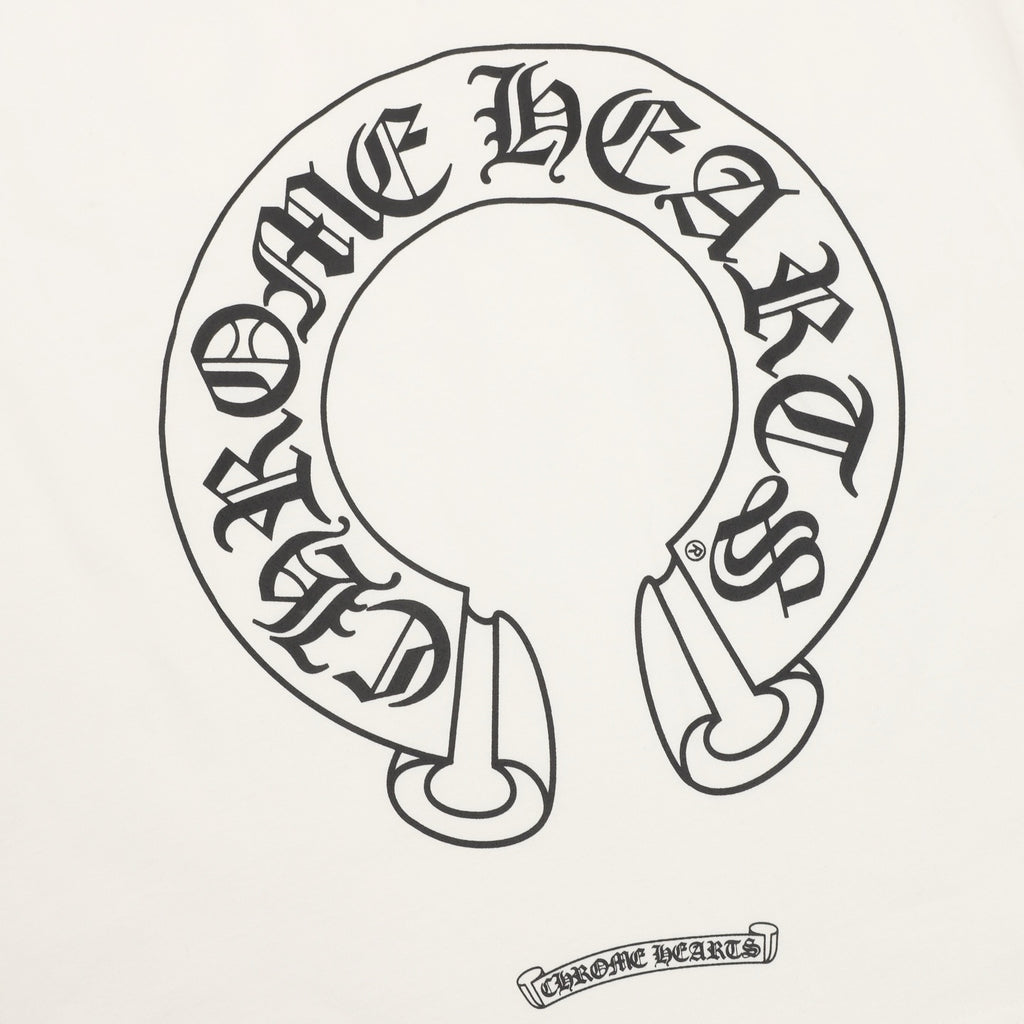 Chrome Hearts 25FW Hollow Horseshoe Long-Sleeve T-Shirt