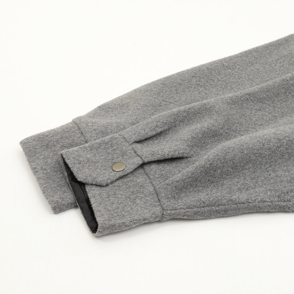 Prada Women's Men's Grey Wool Shirt Jacket