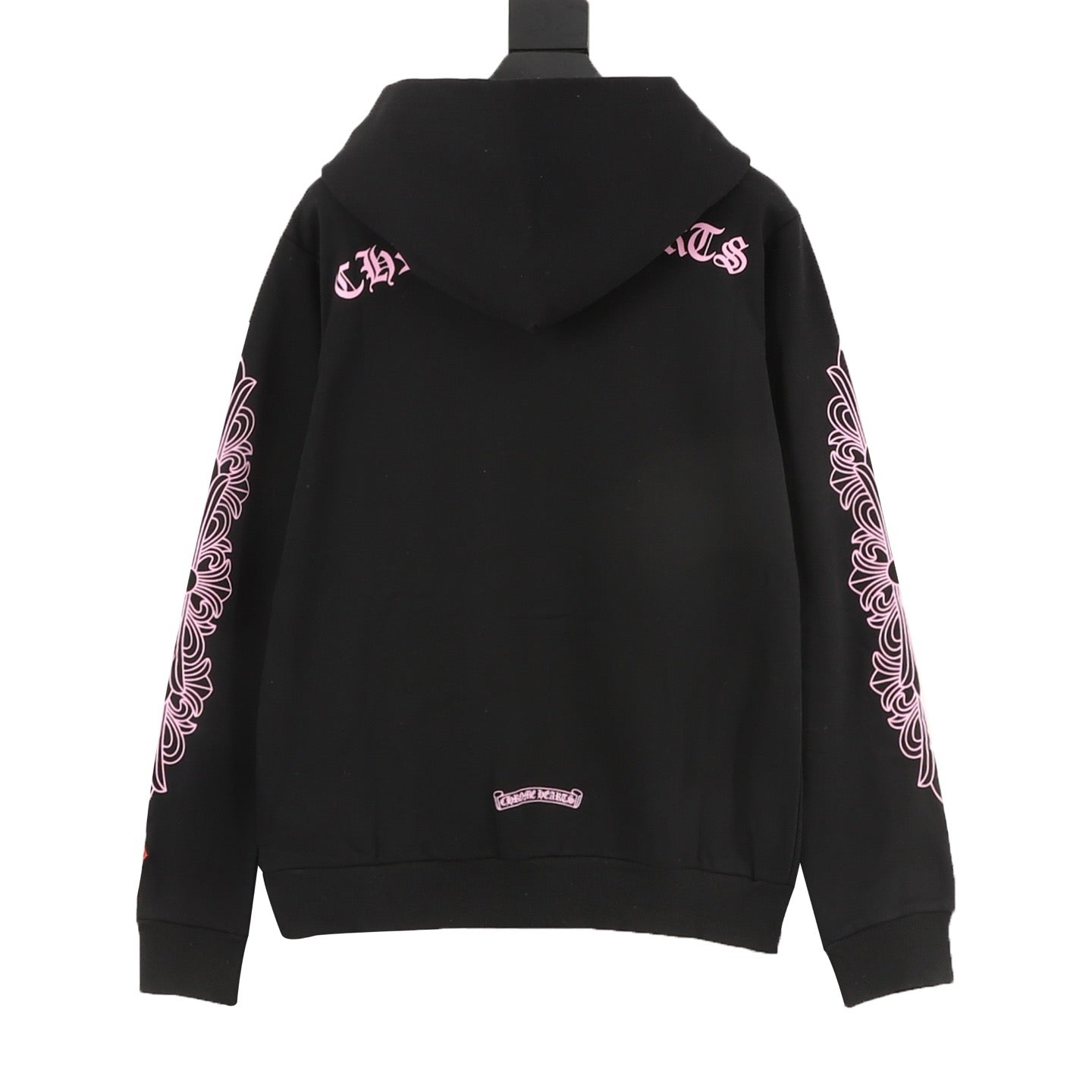 Chrome Hearts 25FW Pink Sanskrit Floral Embroidered Hoodie