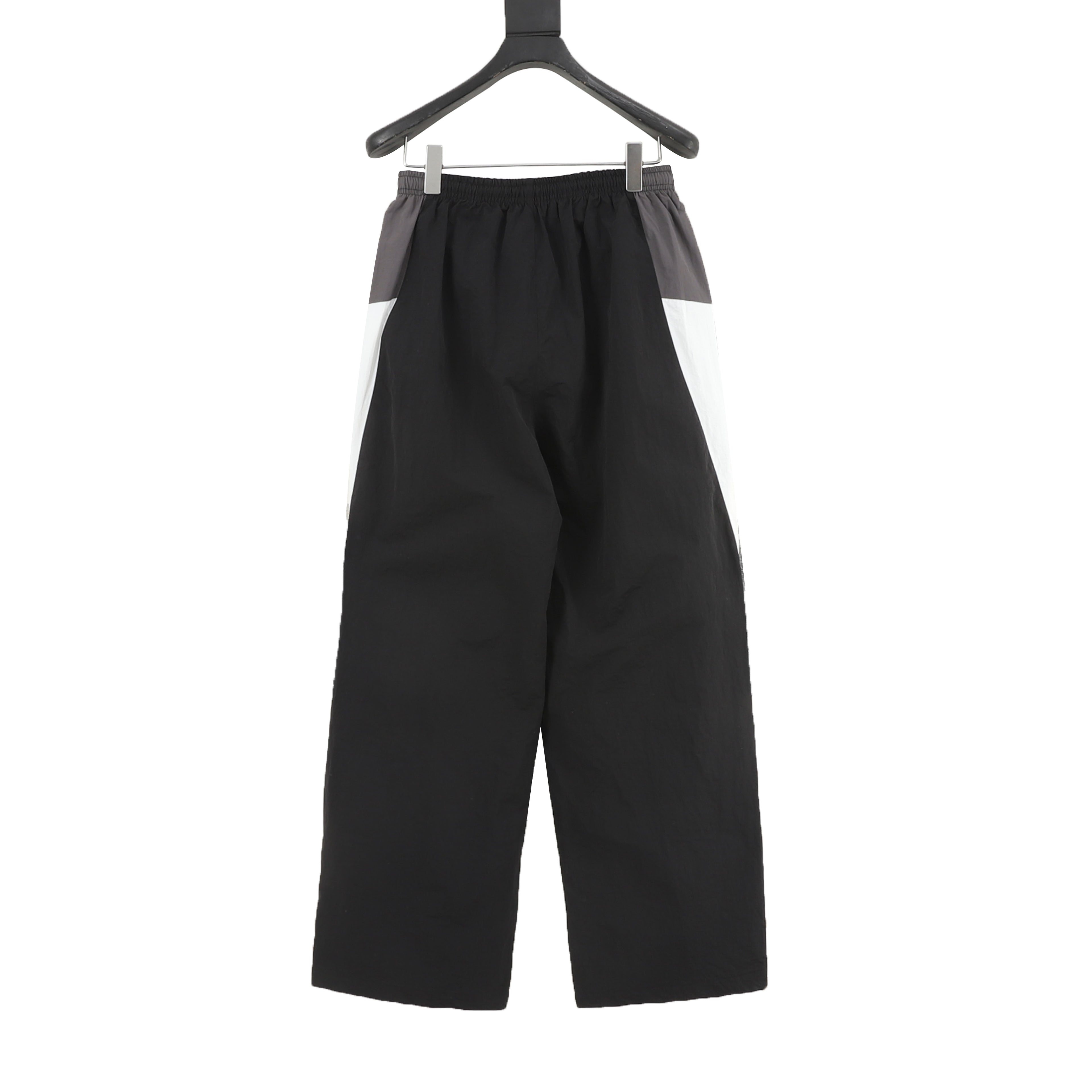 Balenciaga BLCG Sport Logo Track Pants — Black, Green & White Panel | FW24