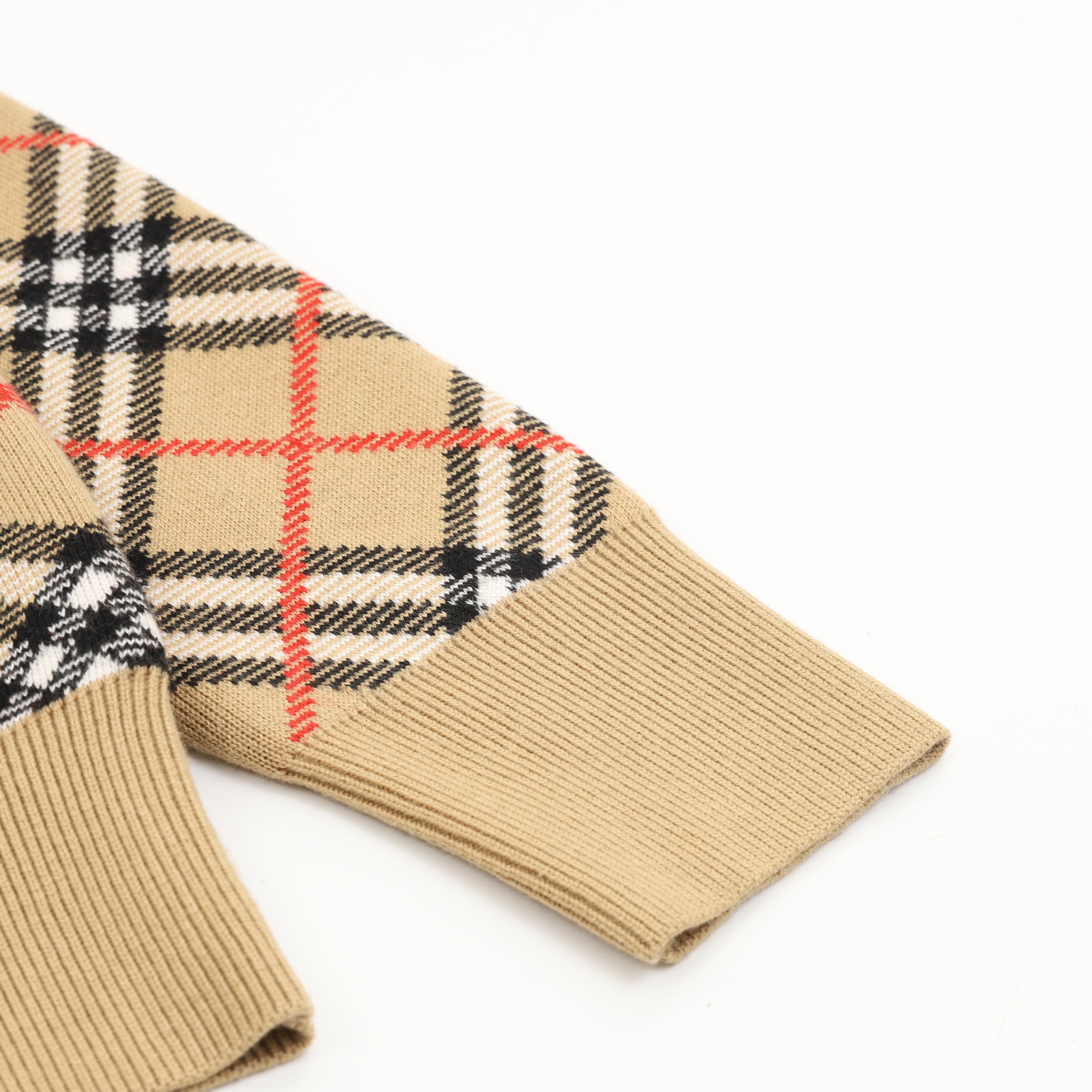 Burberry McGonagall Vintage Check Jacquard Crewneck Sweater